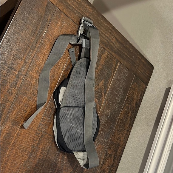 Black and Gray Men's belt Bag - Picture 2 of 3